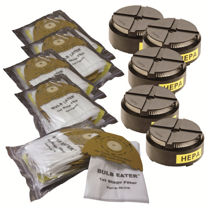 Jumbo Filter Combo Kit (100 Filters, 5 HEPA)