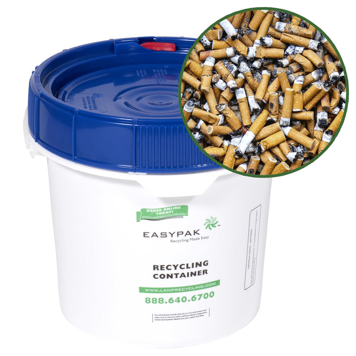 EasyPak™ Cigarette Waste Recycling Container